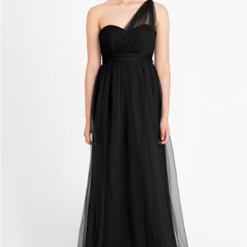 Jenny Yoo Annabelle Convertible Dress Black Size 12